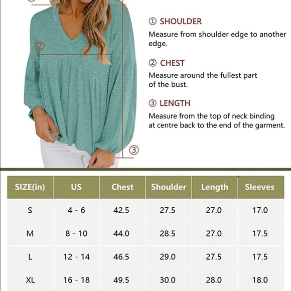 Clarisbelle Women V Neck Puff Sleeve Waffle Knit Peplum Tops - Picture 7 of 8